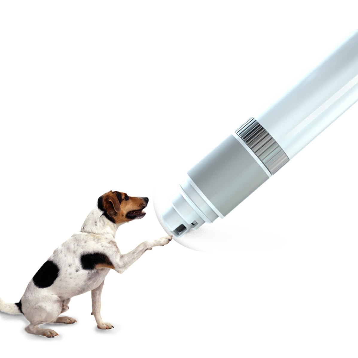 Electric Pet Nail Grinder Trimmer with Finger-Hold Silicone Absorption G2012