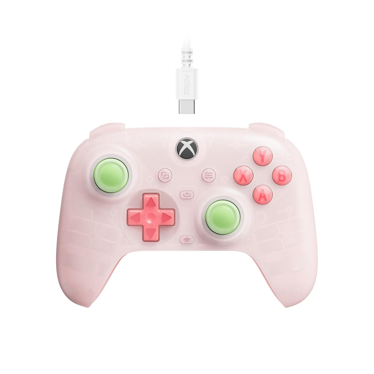 Wired Controller with RGB Lighting, Hall Effect Joysticks and Triggers, Translucent Pink S220559