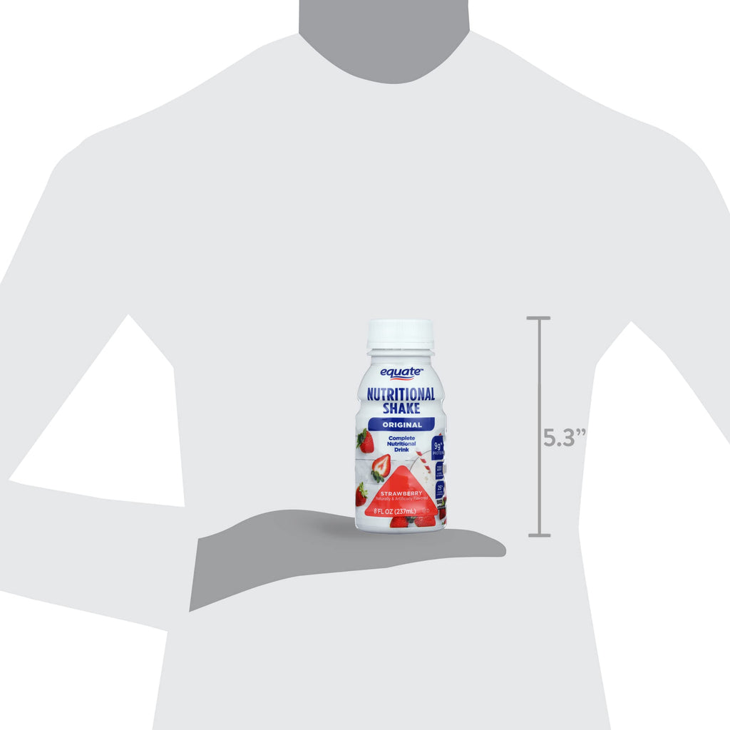 Strawberry Nutritional Shake 8 fl oz 24 Count W168035