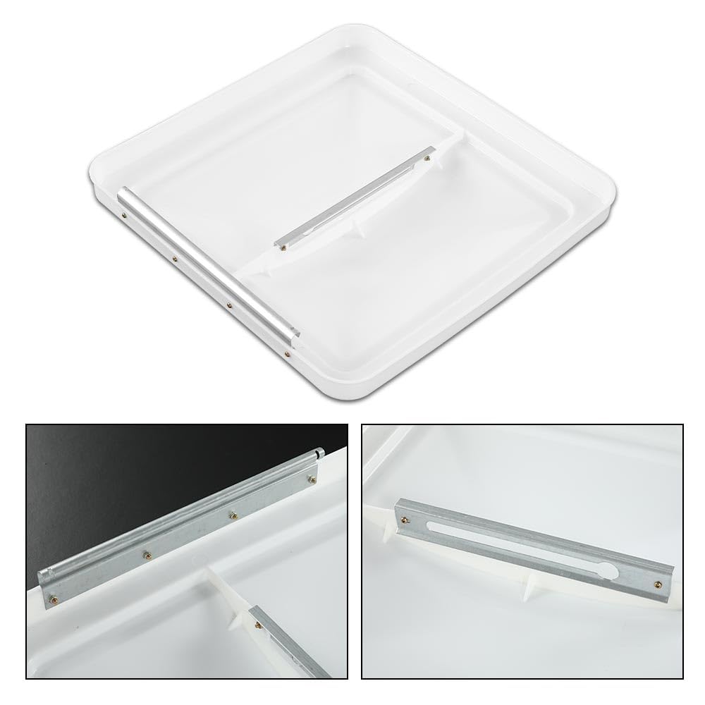White 14" x 14" RV Roof Vent Cover 2 Pcs O645