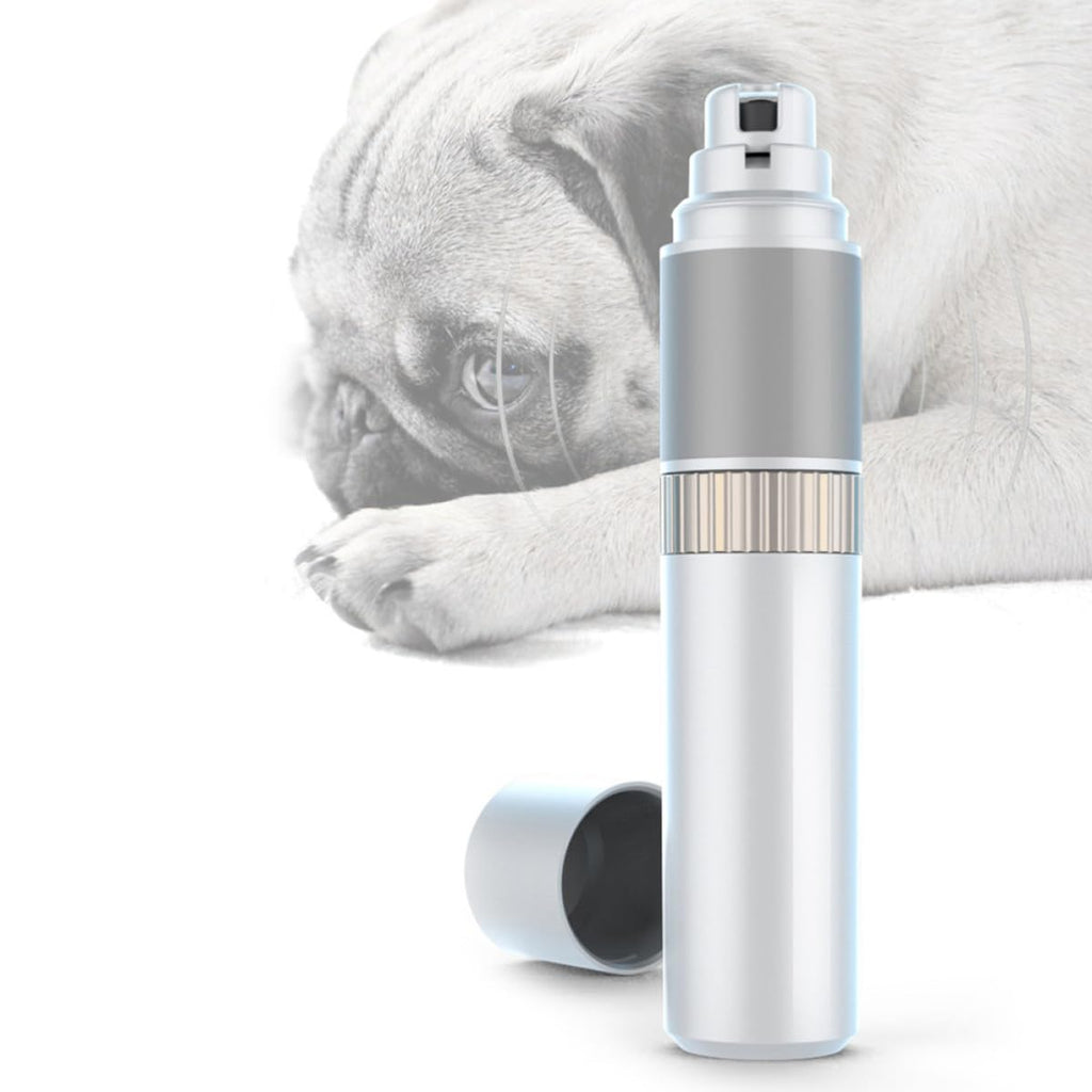 Electric Pet Nail Grinder Trimmer with Finger-Hold Silicone Absorption G2012