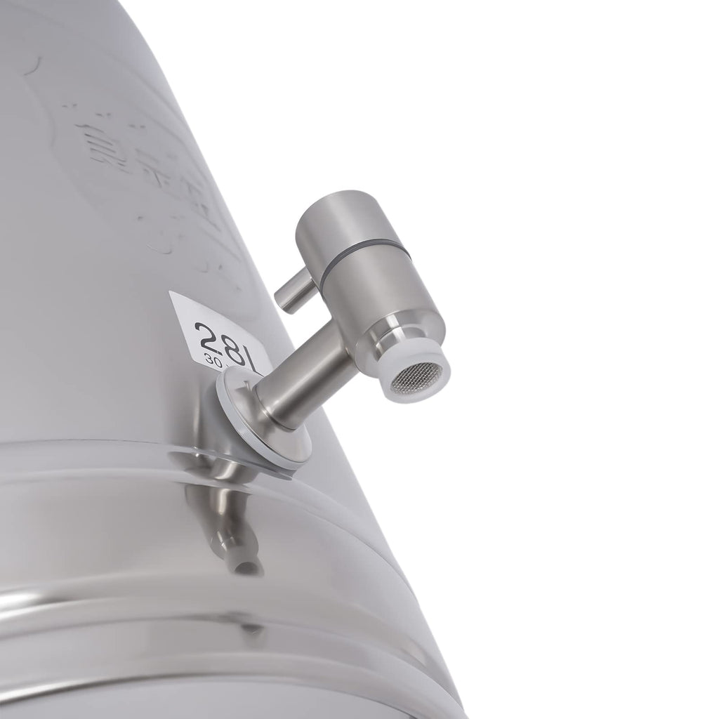 28L Stainless Steel Milk Can with Faucet & Lid E460617