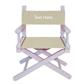 White Frame Toddler's Directors Chair U765806