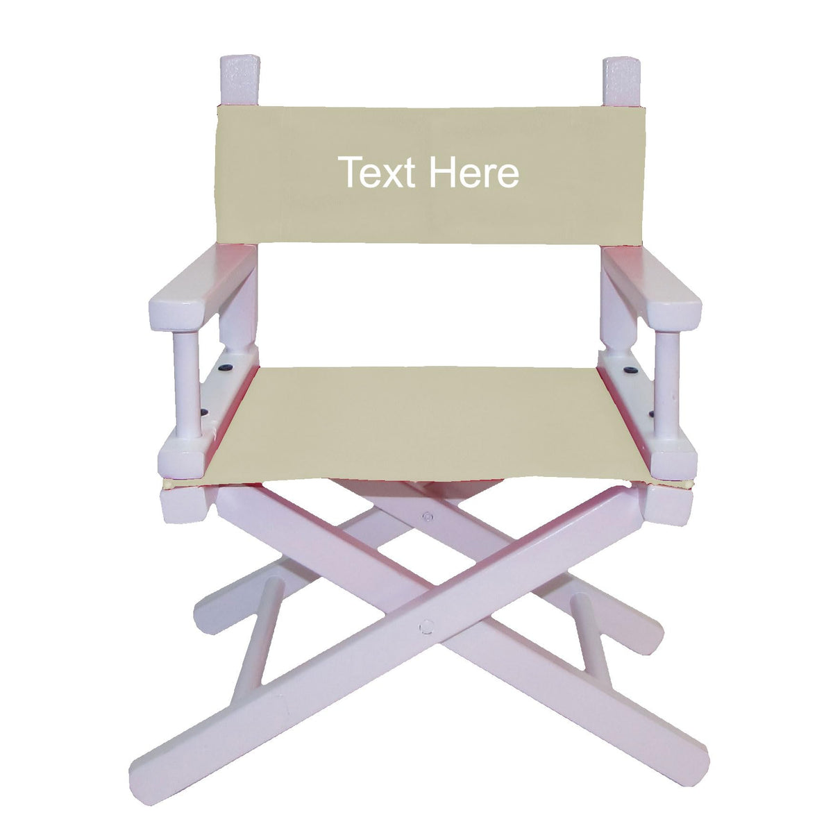 White Frame Toddler's Directors Chair U765806