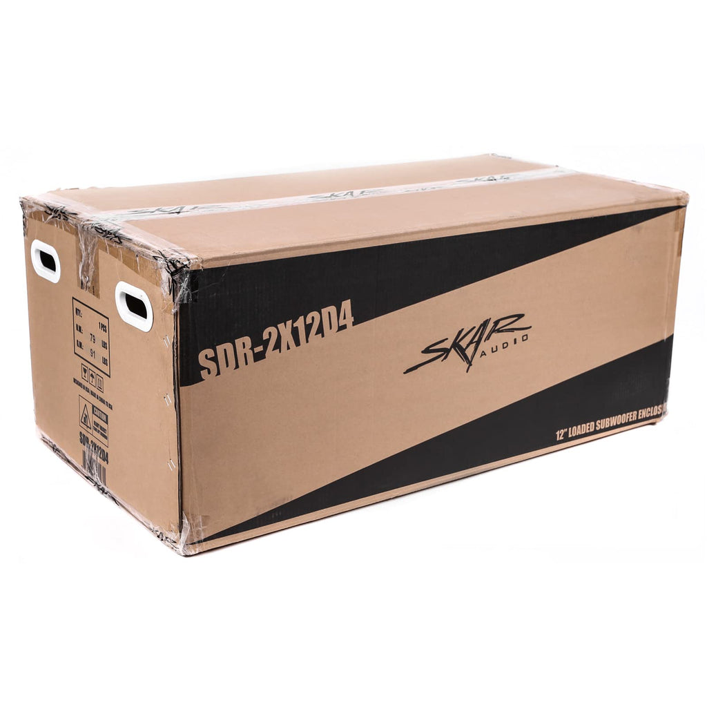 Dual 12" 2400W Vented Subwoofer Enclosure N1086