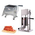 7L Sausage Stuffer and 15lb Manual Meat Mixer J316