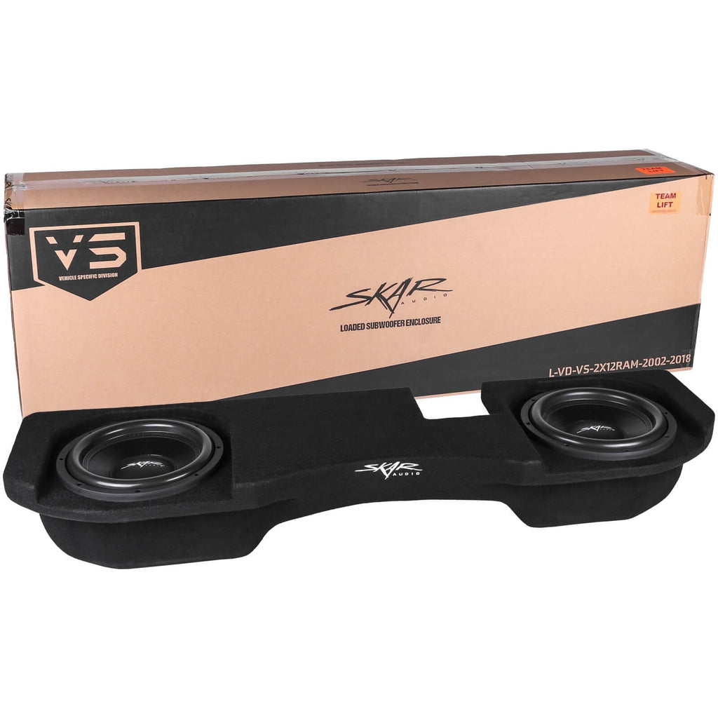 Dual 12" Loaded Sealed Subwoofer Enclosure S941165