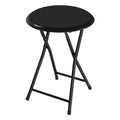Black 18 Inch Portable Folding Stool F3005