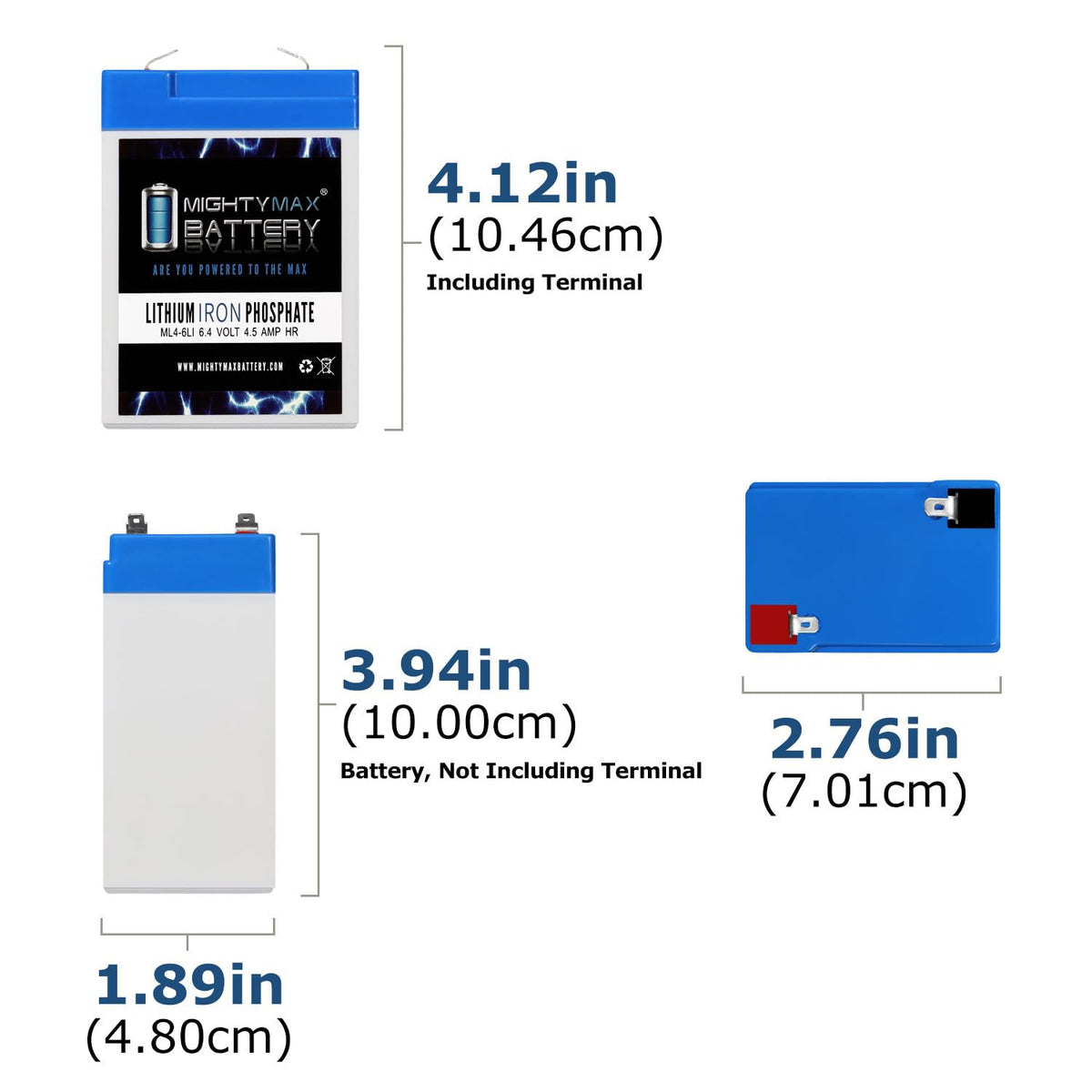 6V 4.5AH Lithium Replacement Battery W5460