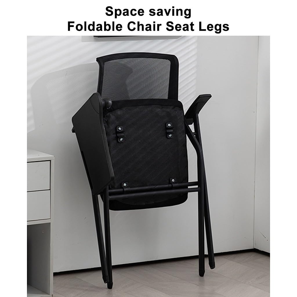Mesh Office Chair with Lumbar Support and Desk O178