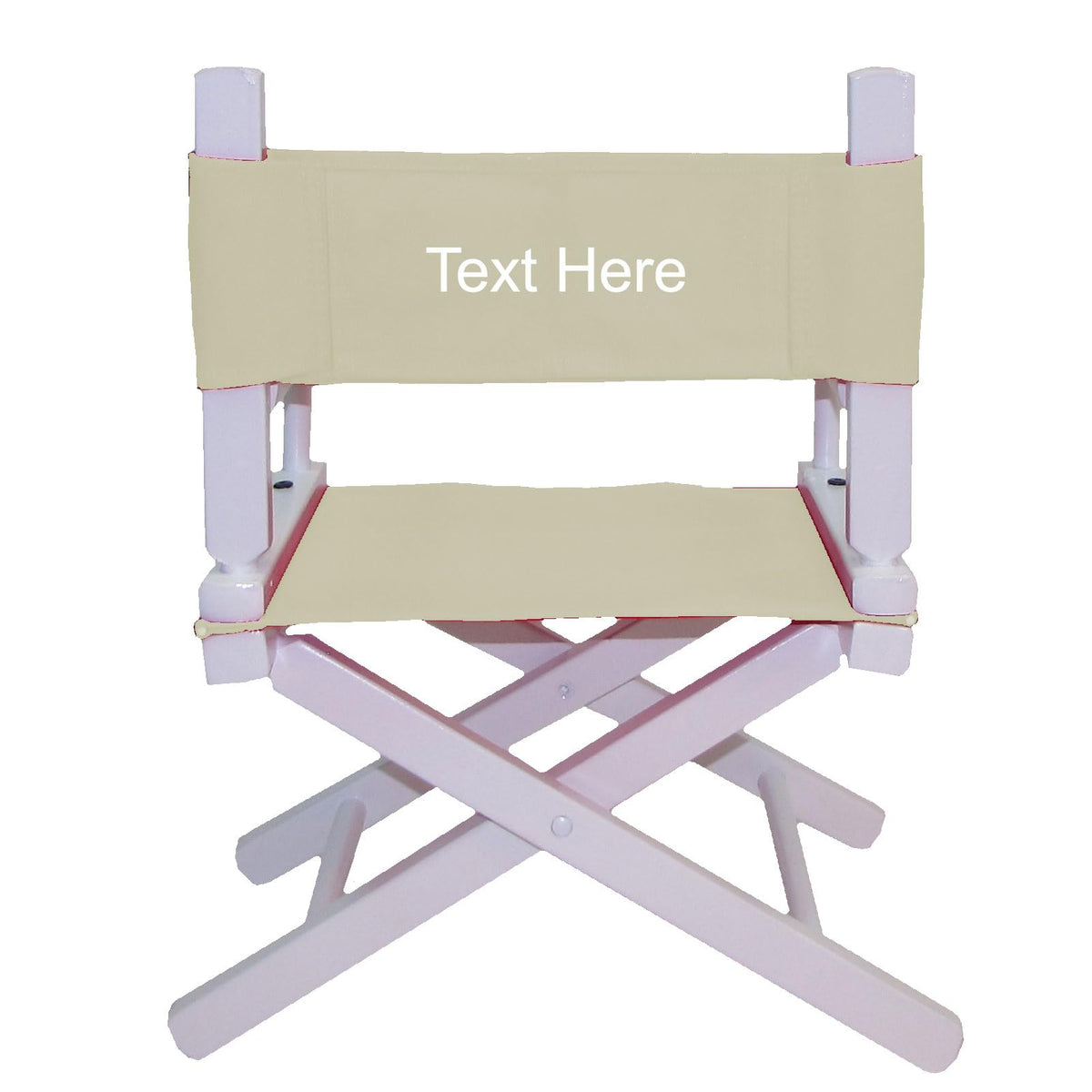 White Frame Toddler's Directors Chair U765806
