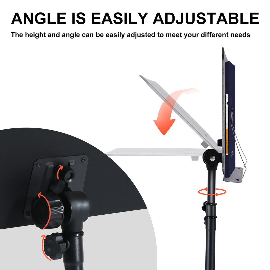 Folding Sheet Music Stand and Desktop Book Stand with Carrying Bag L98525