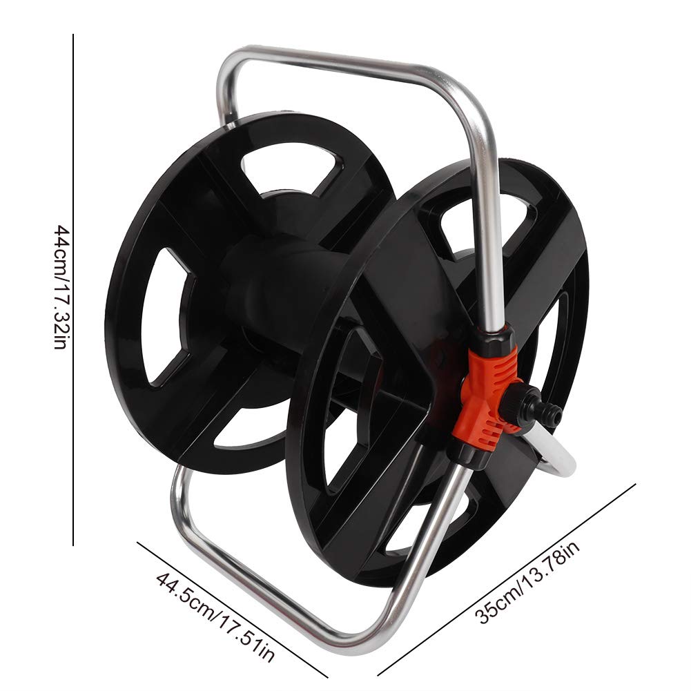 Heavy Duty Aluminum Hand Cranked Hose Reel Cart with 114ft Capacity V793