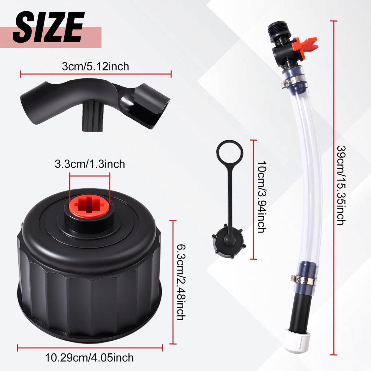 4Pcs Racing Fuel Filler Hose Kits Z917