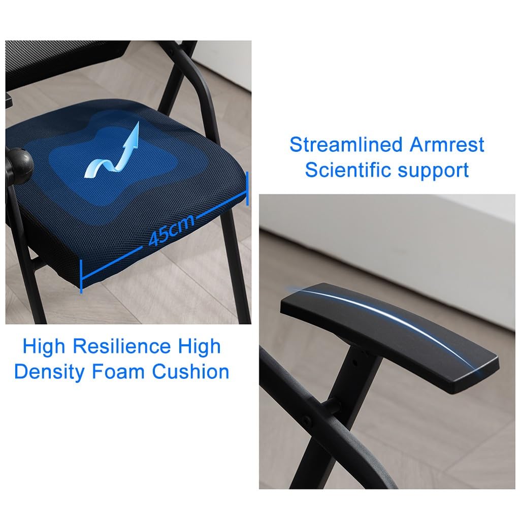 Mesh Office Chair with Lumbar Support and Desk O178