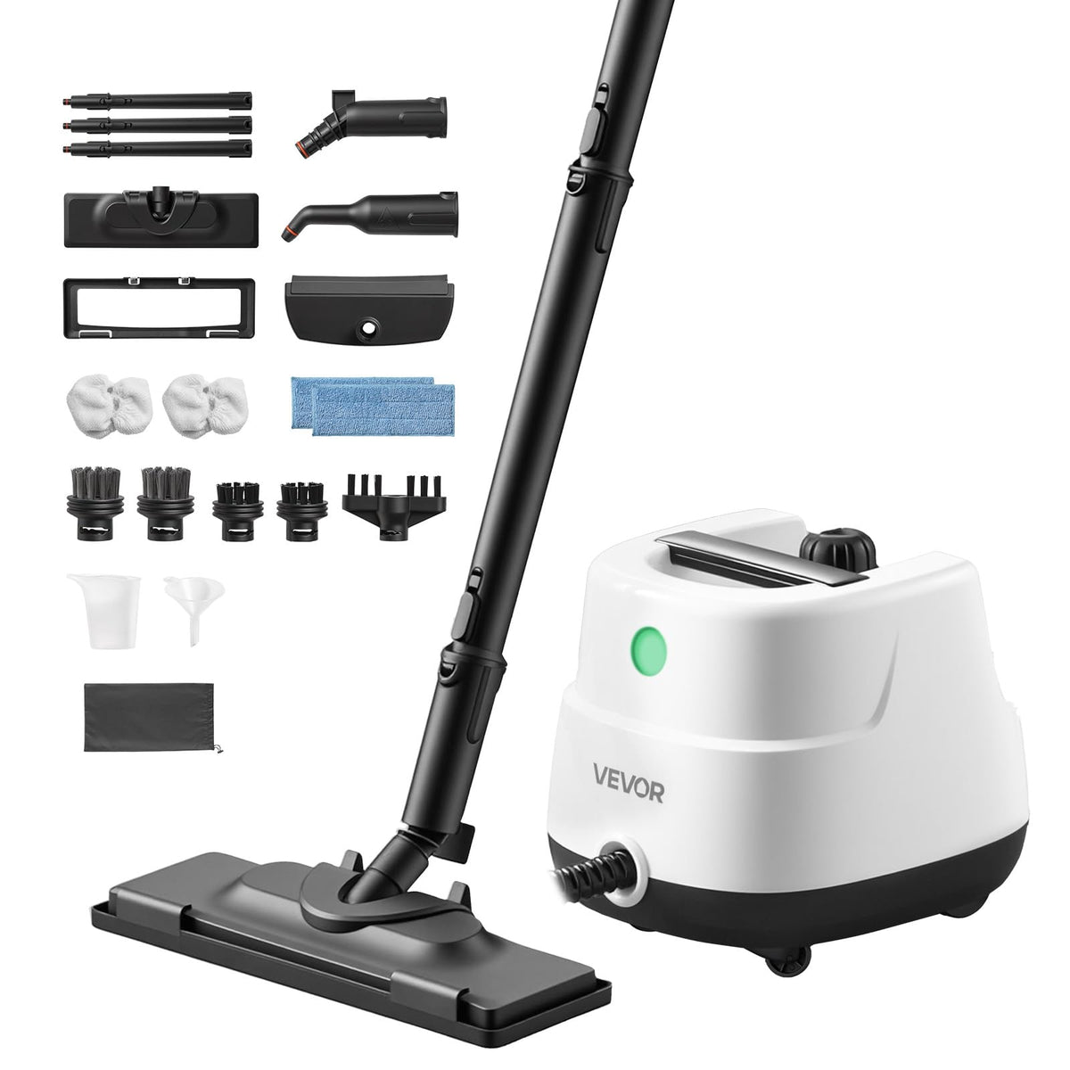 Portable Canister Steam Cleaner with 20 Accessories X18847
