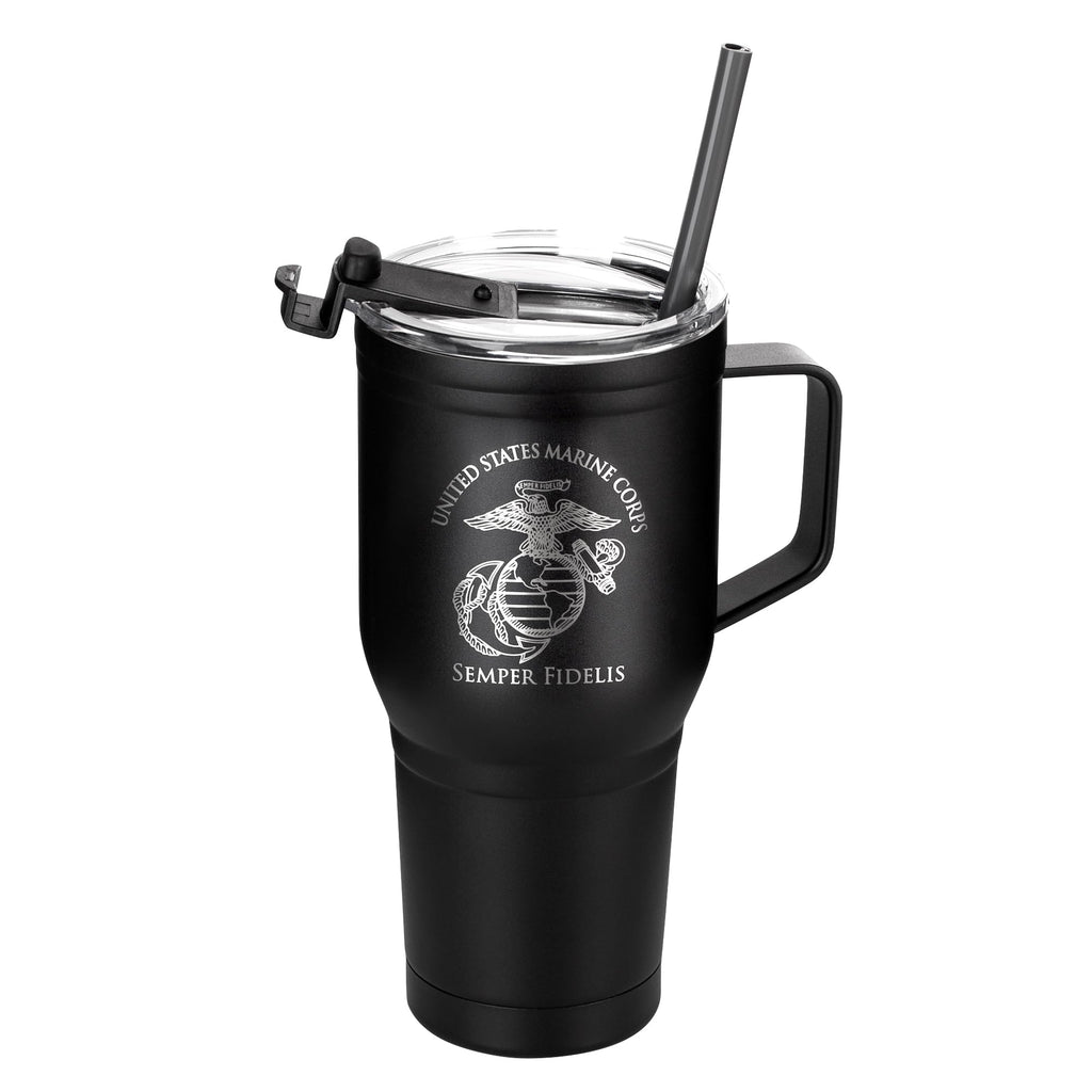 30 oz Stainless Steel Tumbler with Handle L3459