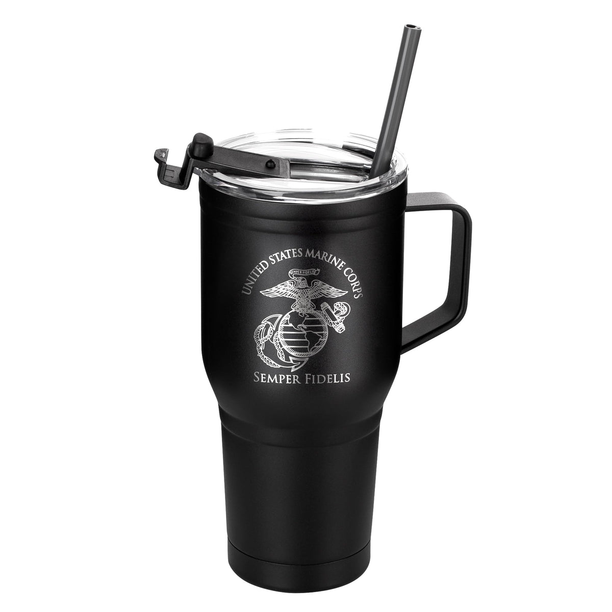 30 oz Stainless Steel Tumbler with Handle L3459