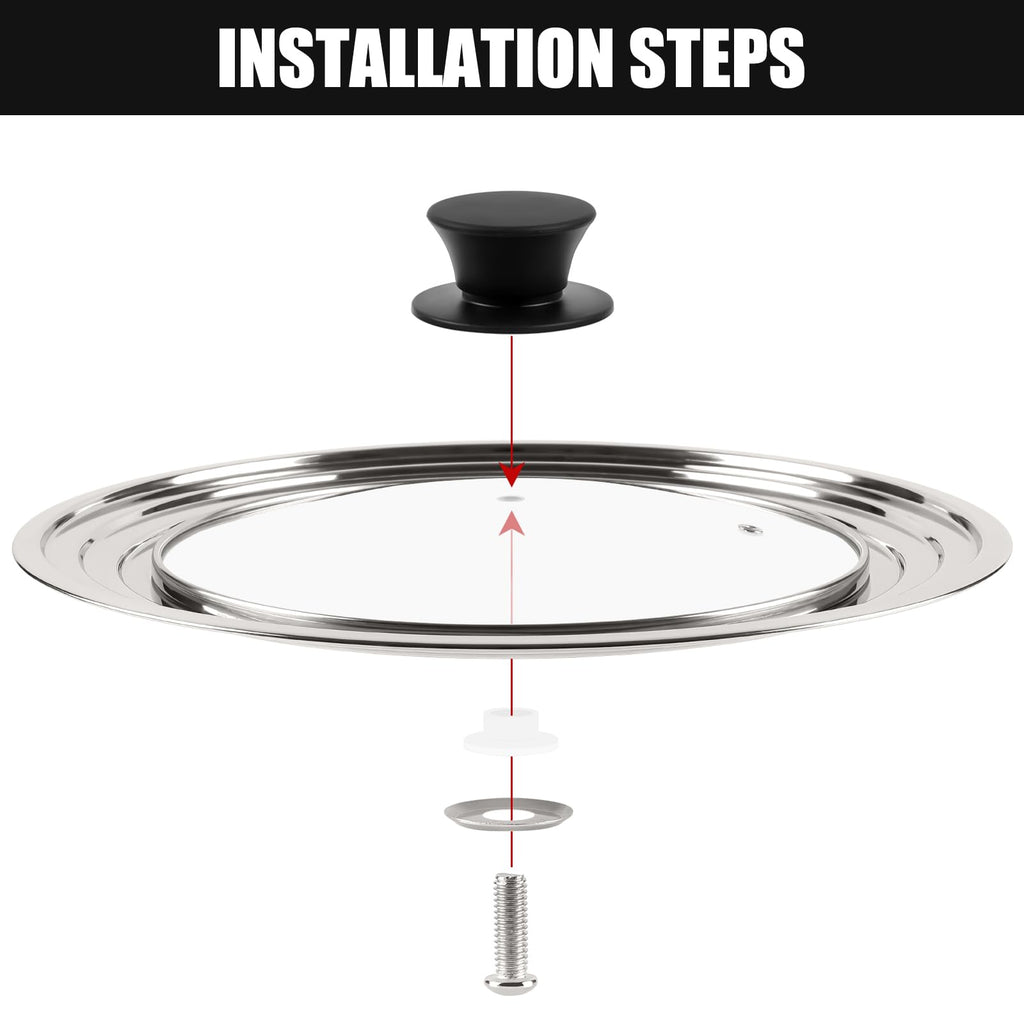 Universal Pan Lid for 11, 12 & 13 Inch Cookware L4722