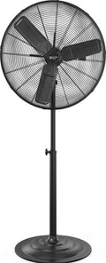 Industrial Pedestal Fan, 30 inch, 3 Speed, Adjustable Height, Metal X639