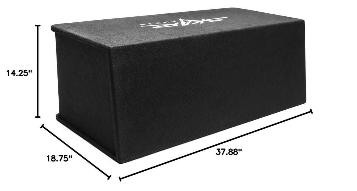 Dual 12" 2400W Vented Subwoofer Enclosure N1086