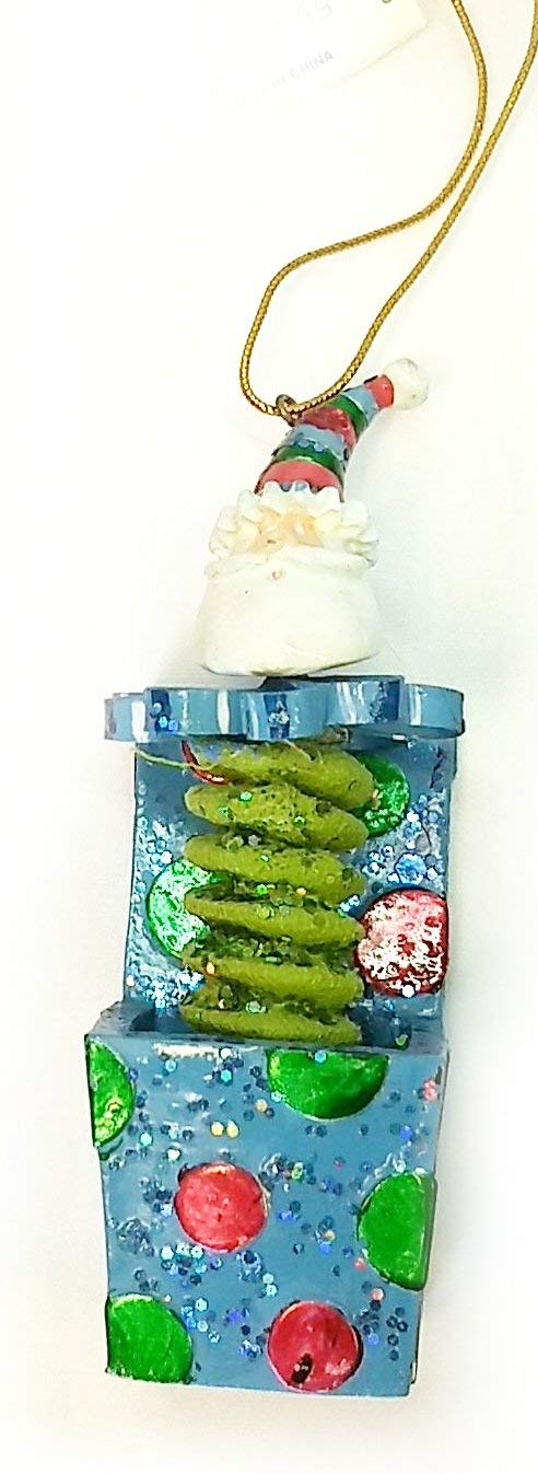 Blue Plastic Hanging Ornament Z278