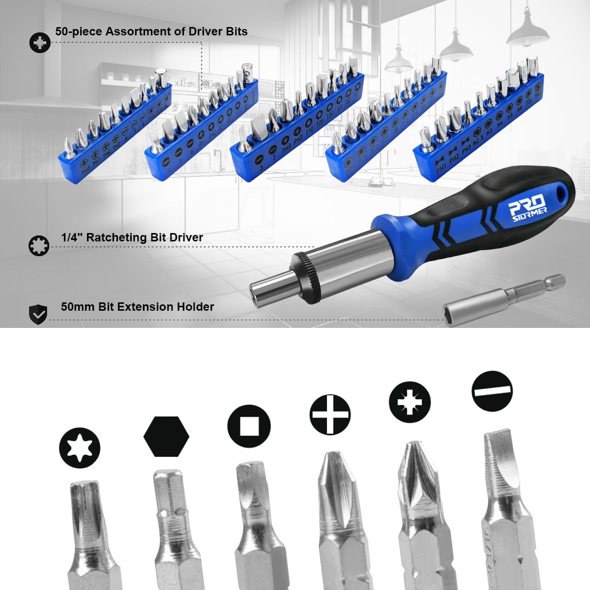 259-Piece Blue Hand Tool Set W15959