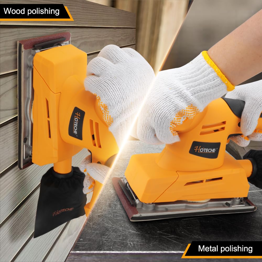 3.17 Amp Variable Speed Orbital Sander with Dust Bag I635