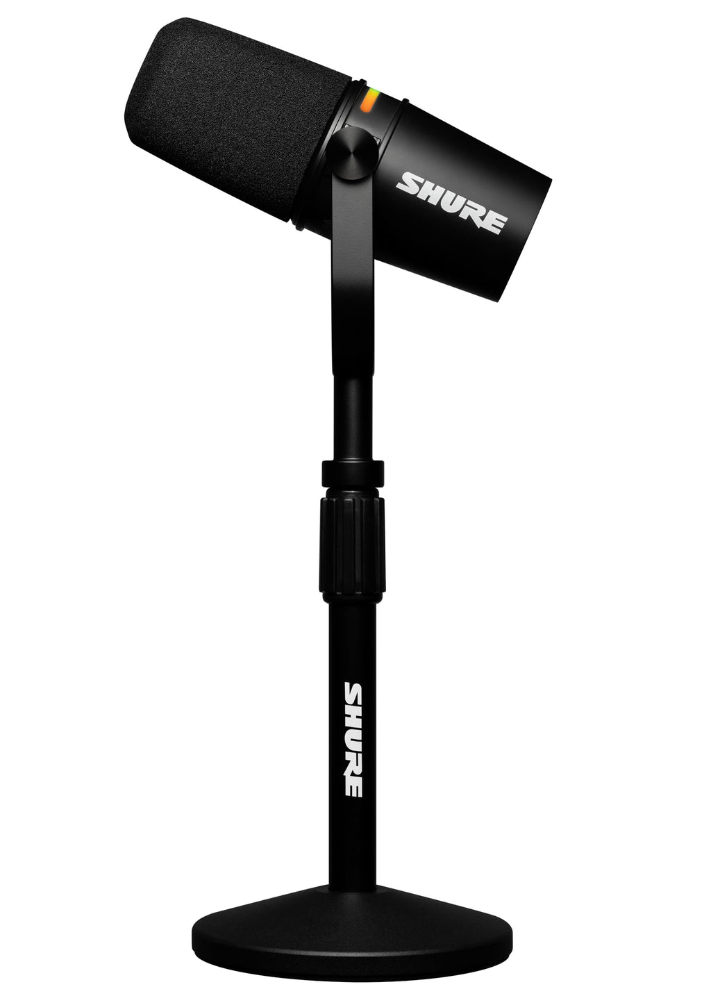 Black USB-C XLR Dynamic Podcast Mic with Stand J5244