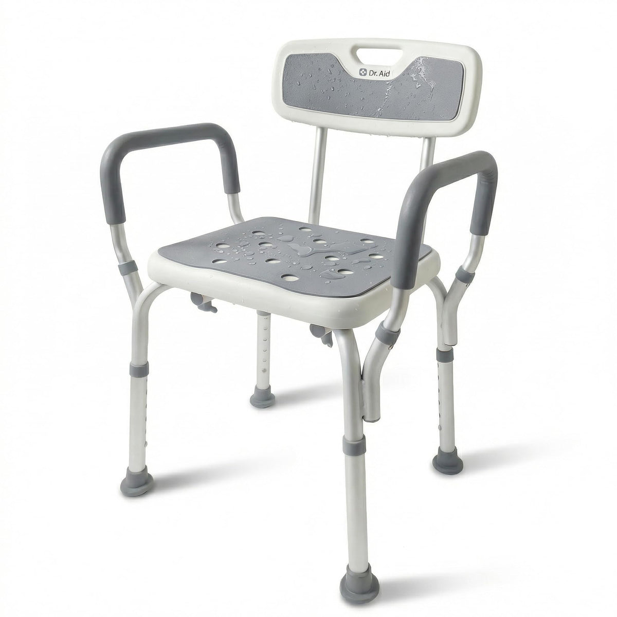 Shower Chair, 6-Height Adjustable, 400 lbs W532