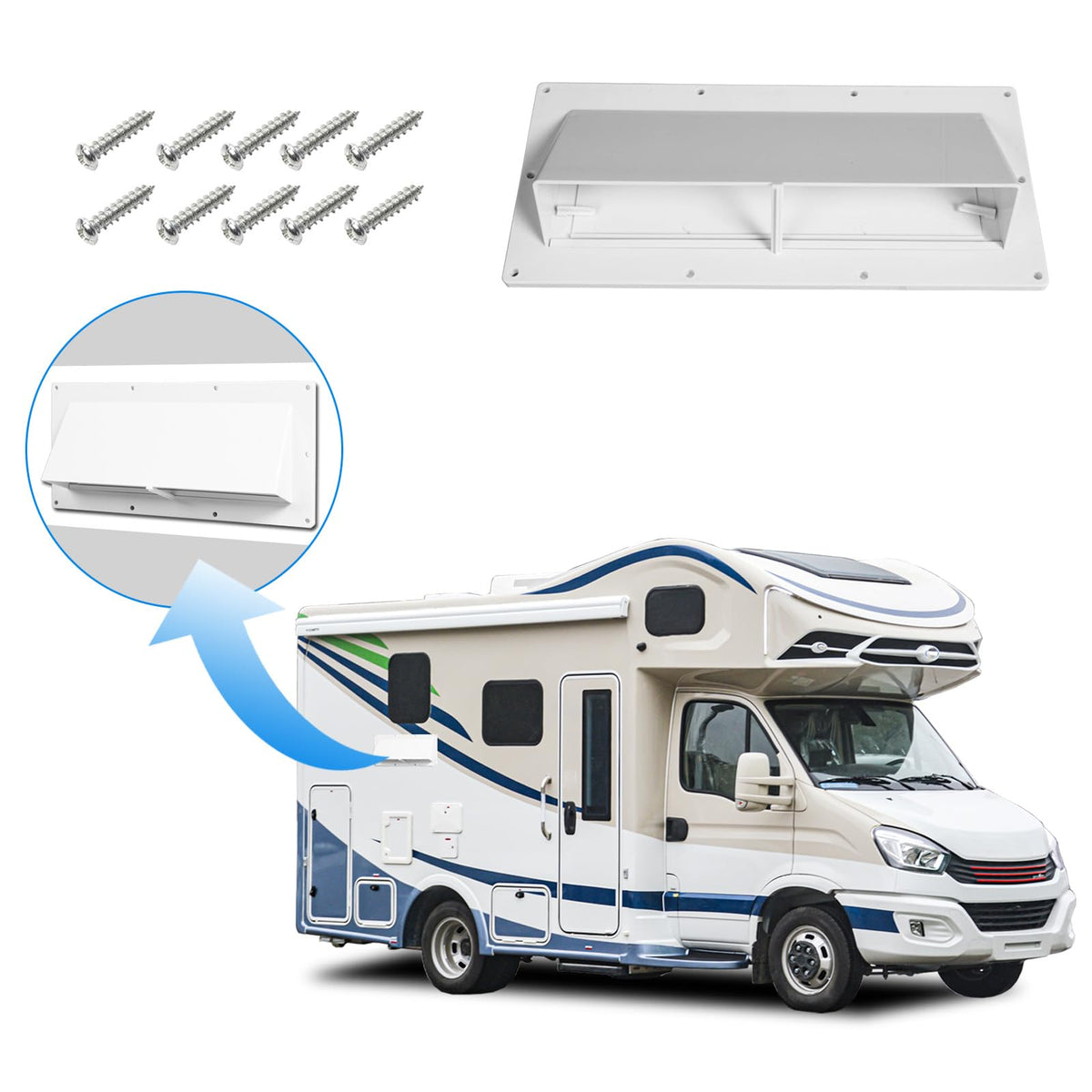 RV Exhaust Vent Cover C62322