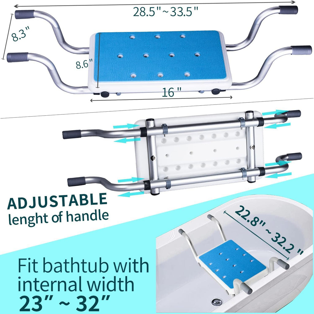 Heavy Duty Aluminum Alloy Bath Bench Seat M47942