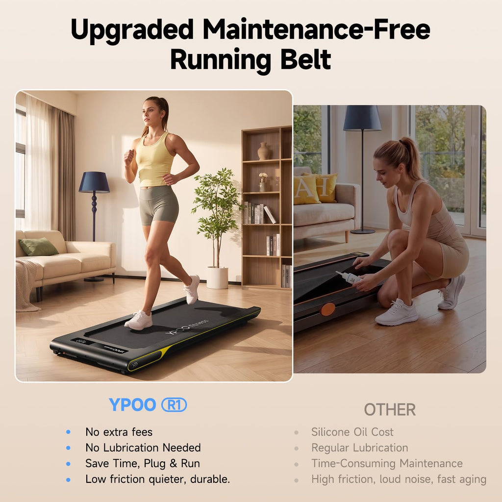 Walking Pad with 14% Incline Under Desk Treadmill A12313