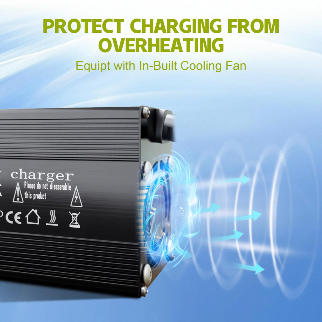 14.6V 20A LiFePO4 Battery Charger with Anderson Connector E641