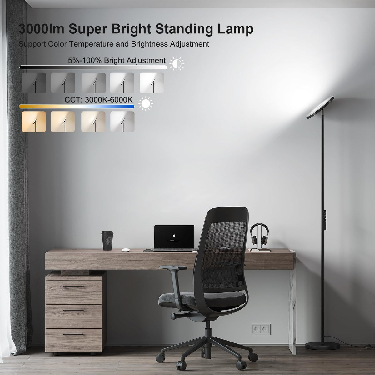 Floor Lamps with Remote Control B130