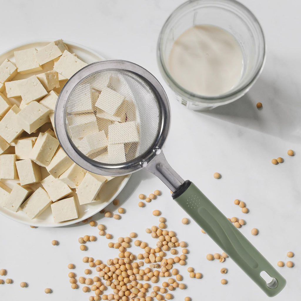 Stainless Steel Food Mesh Strainer with Handle M6216
