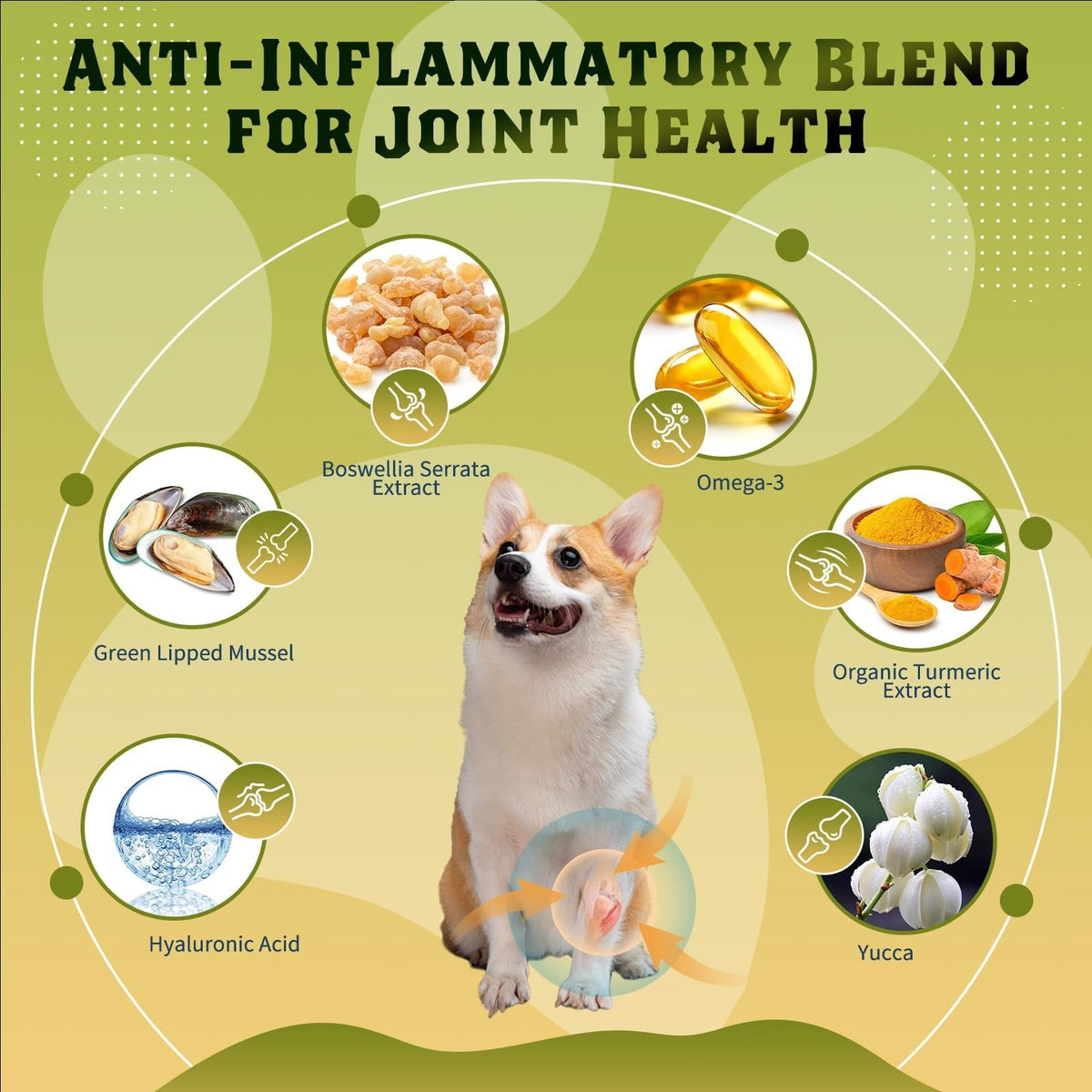 Glucosamine for Dogs Chicken Flavor 120 Freeze-Dried Chews S99878