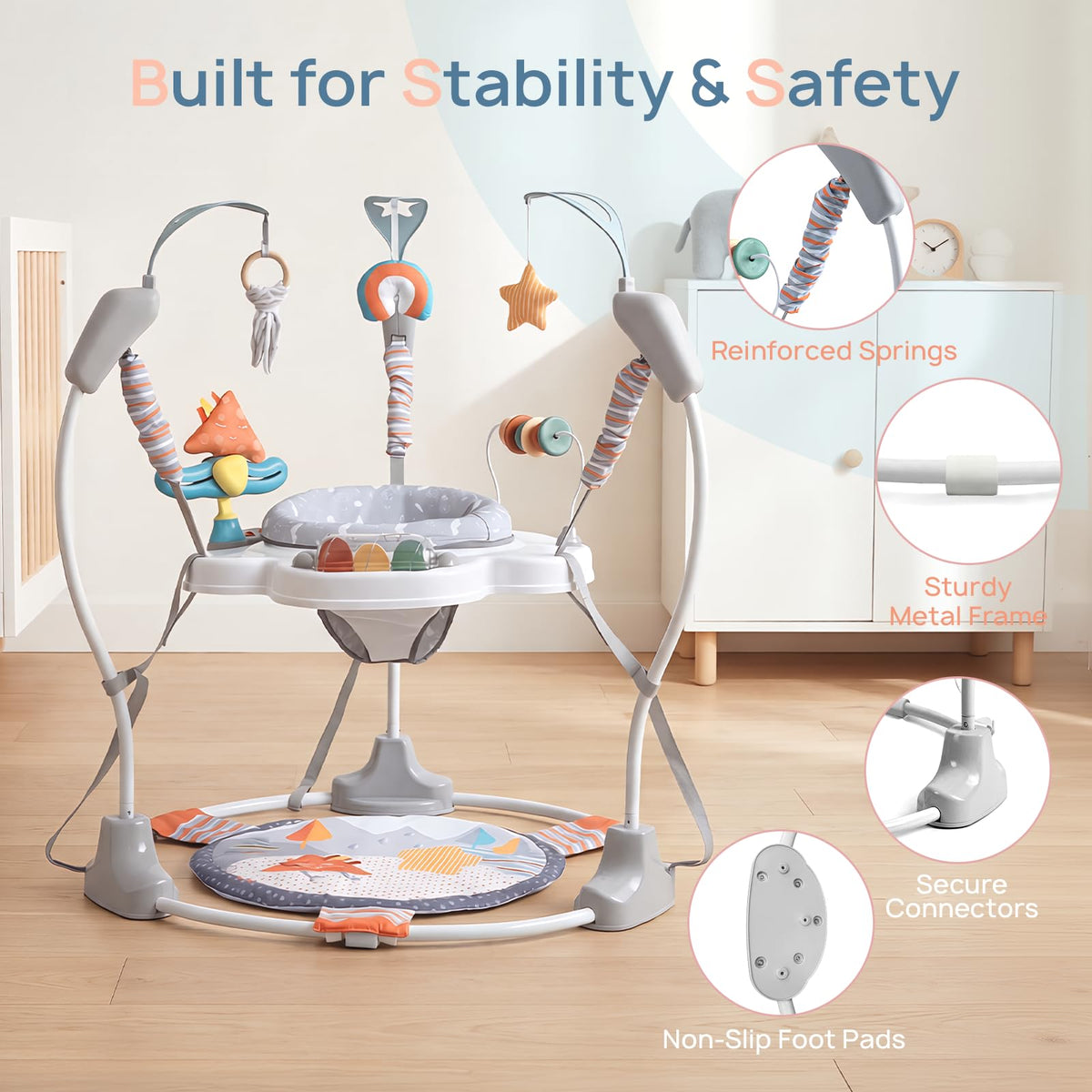 Baby Activity Center with Music, 3 Heights V2610