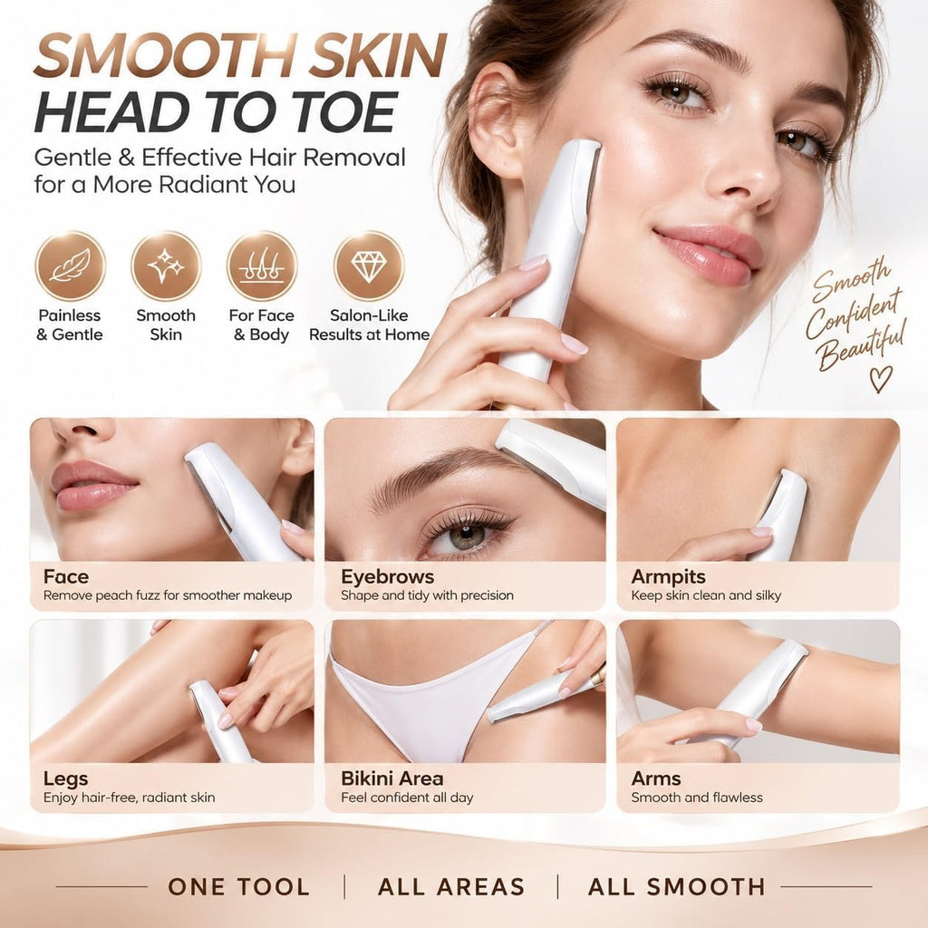 Dermaplane Razor with 9 Refill Blade N396