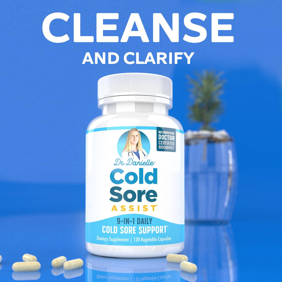 Lysine Lemon Balm 120 Capsules P450892