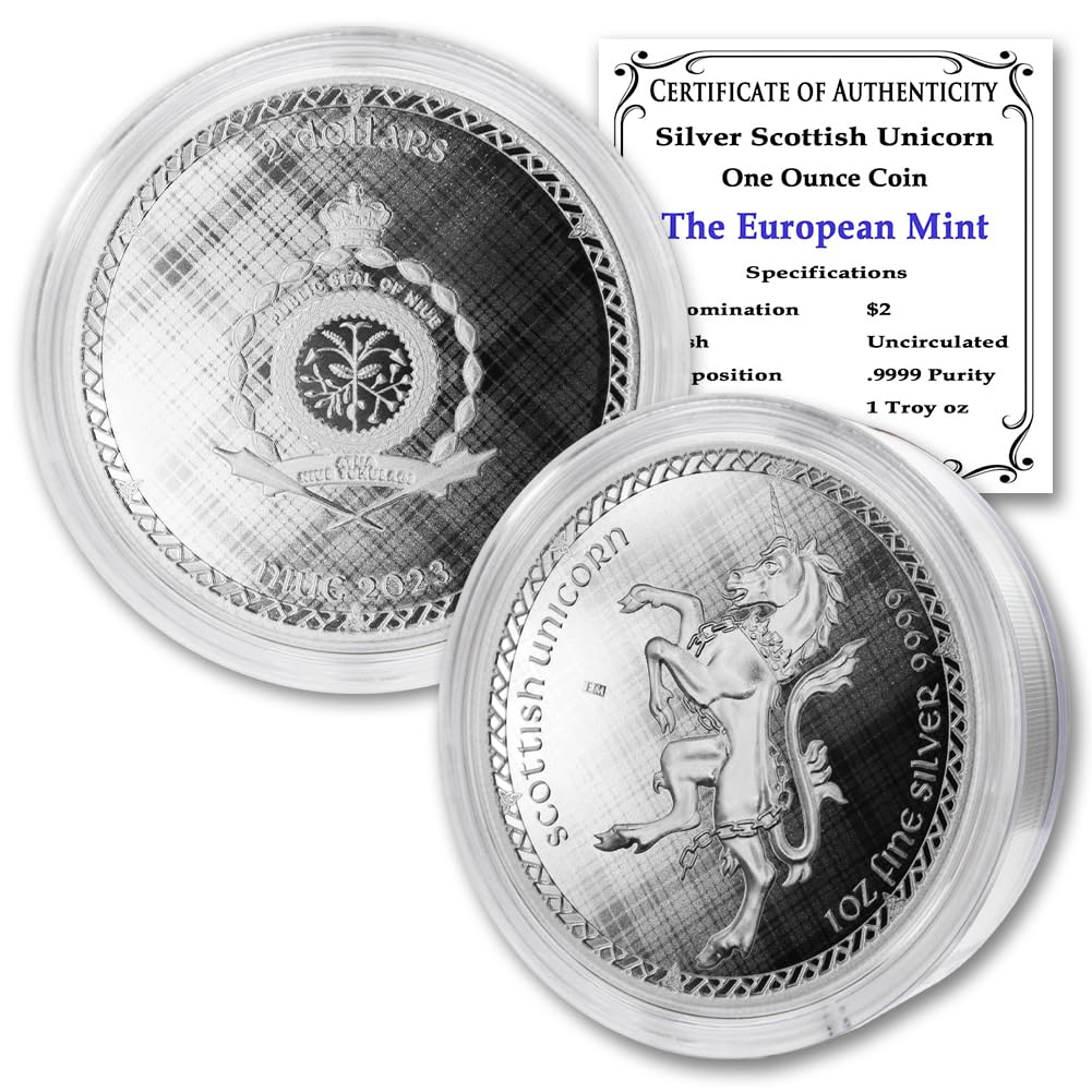 1 oz Silver Scottish Unicorn Z2302
