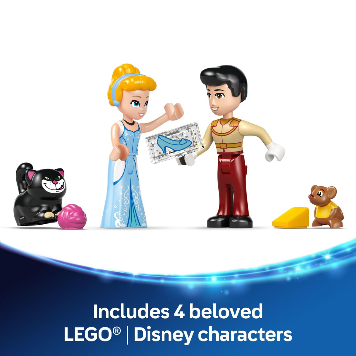 Disney Princess Castle Building Toy with 2 Minidolls M582455