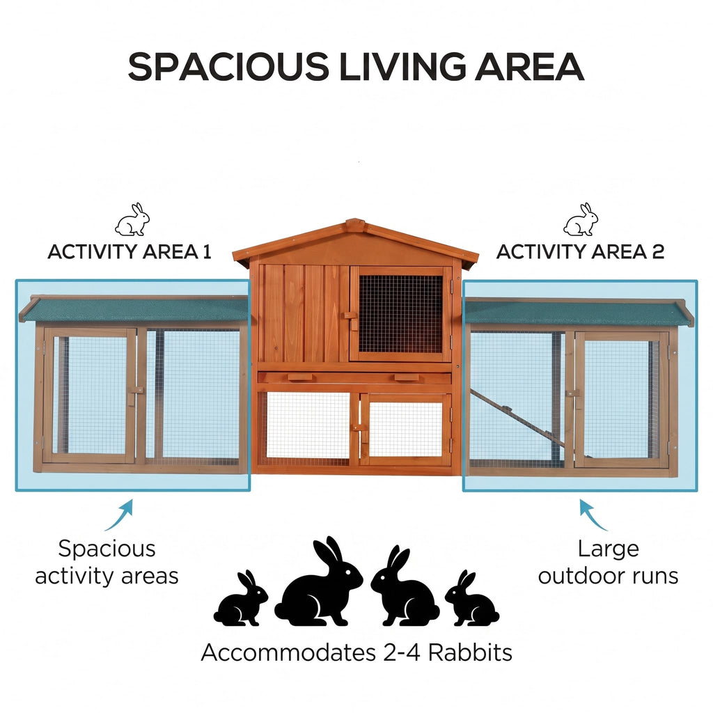 86" Extra Large Rabbit Cage Z639