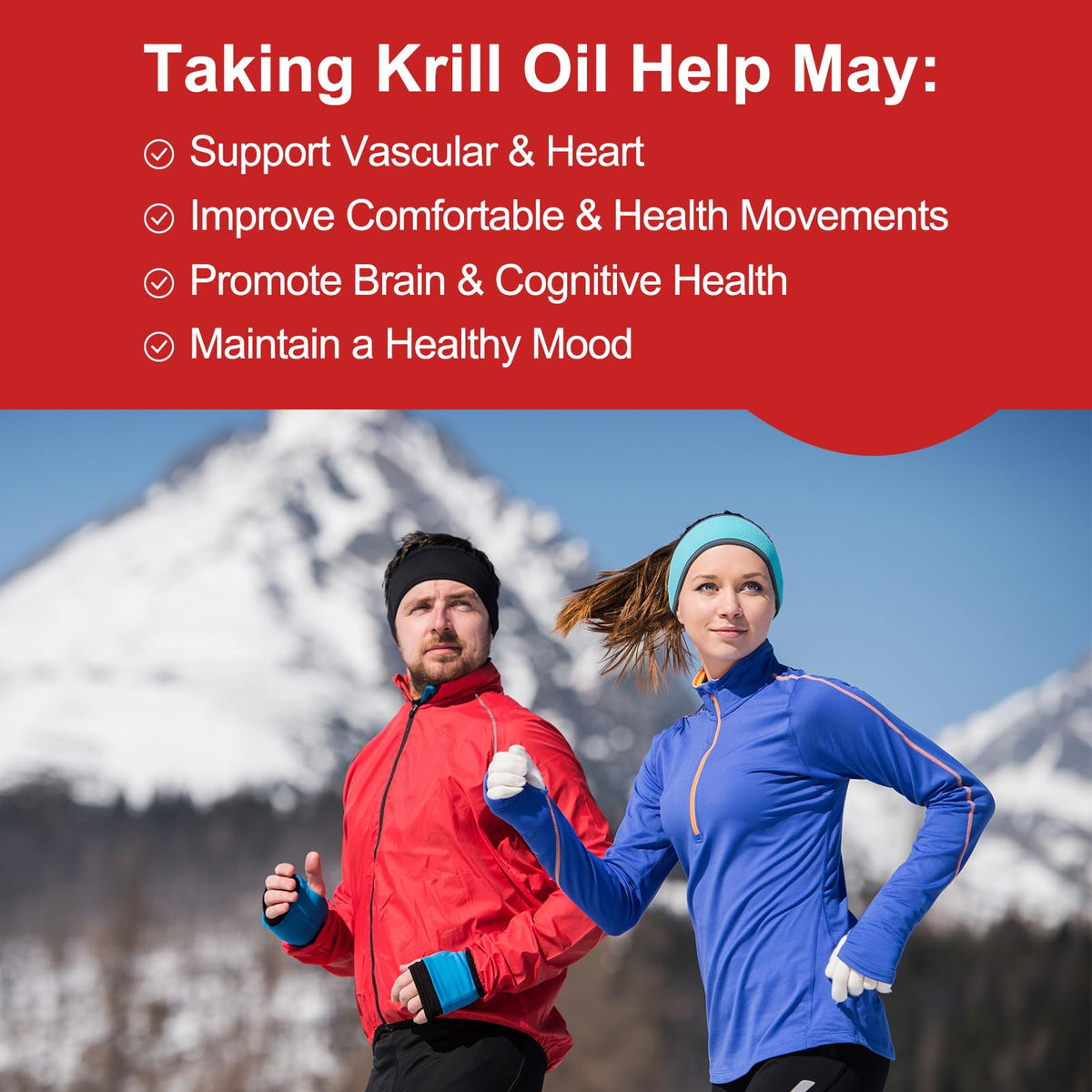 Krill Oil 500 mg Omega-3 120 Softgels U9379