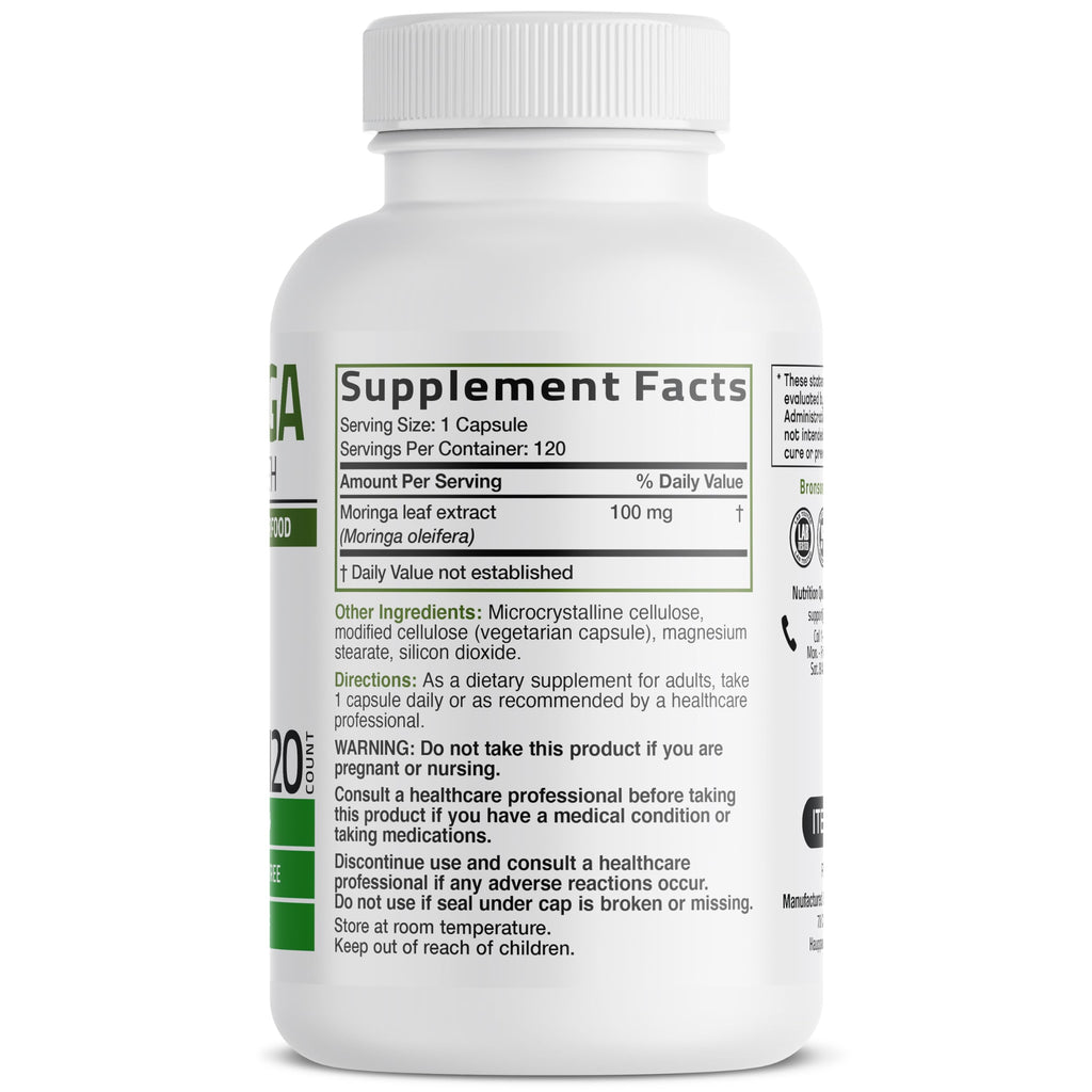 Moringa Oleifera 120 Count Capsules H614