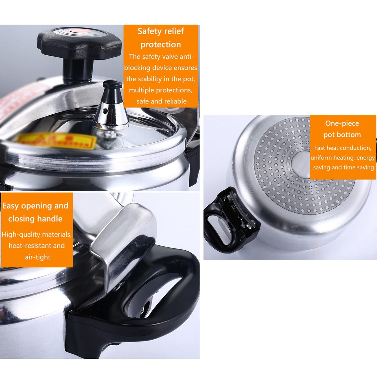 2L Aluminum Pressure Cooker J2875