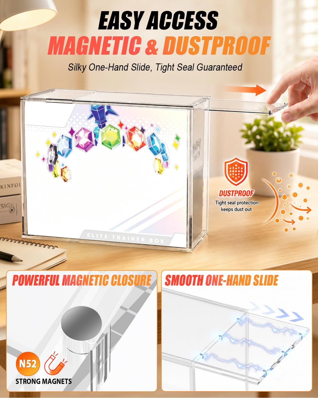 Acrylic ETB Protector Case 3 Pack K25433