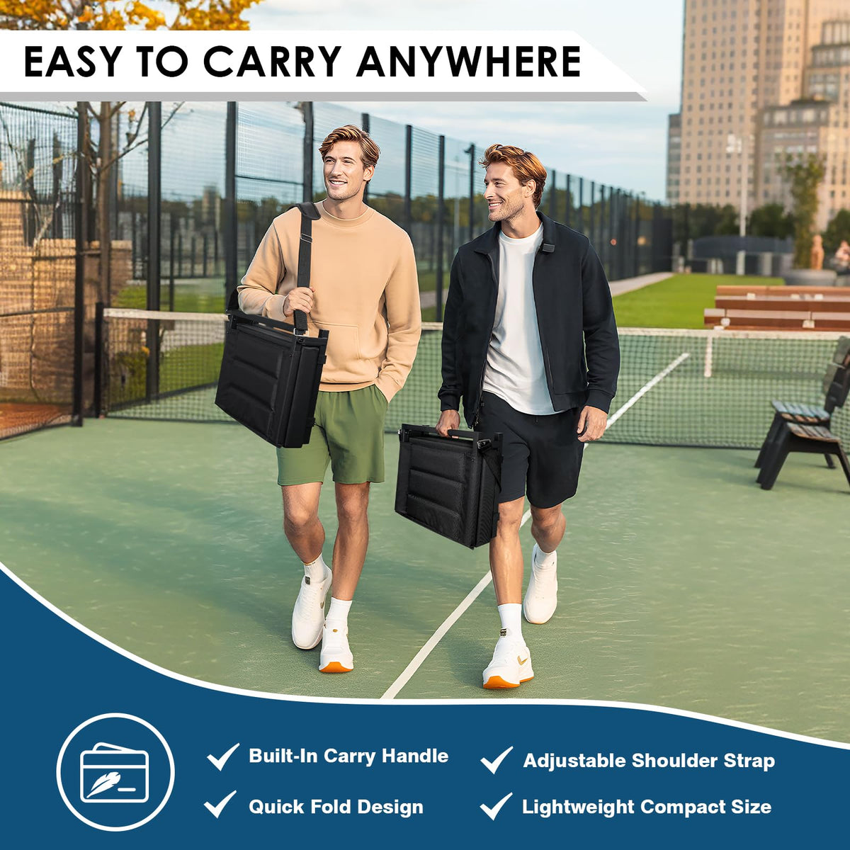 Portable Folding Bleacher Chair 2 Pack U34785
