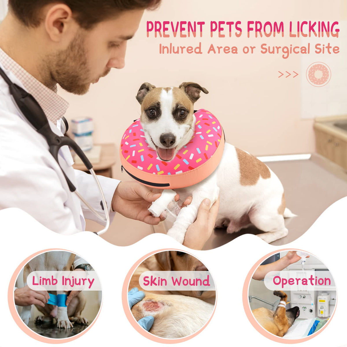 Inflatable Dog Cone Collar U831