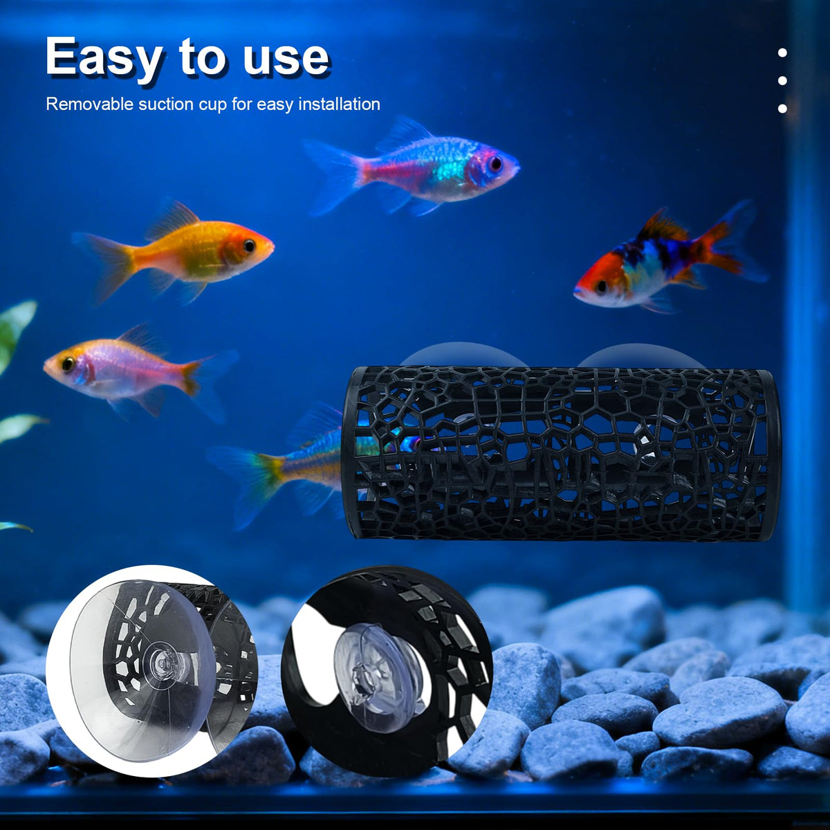 Betta Hammock Set, Fish Tank Decor, Fish Hammock & Hide Tunnel Betta Leaf Pad X179611